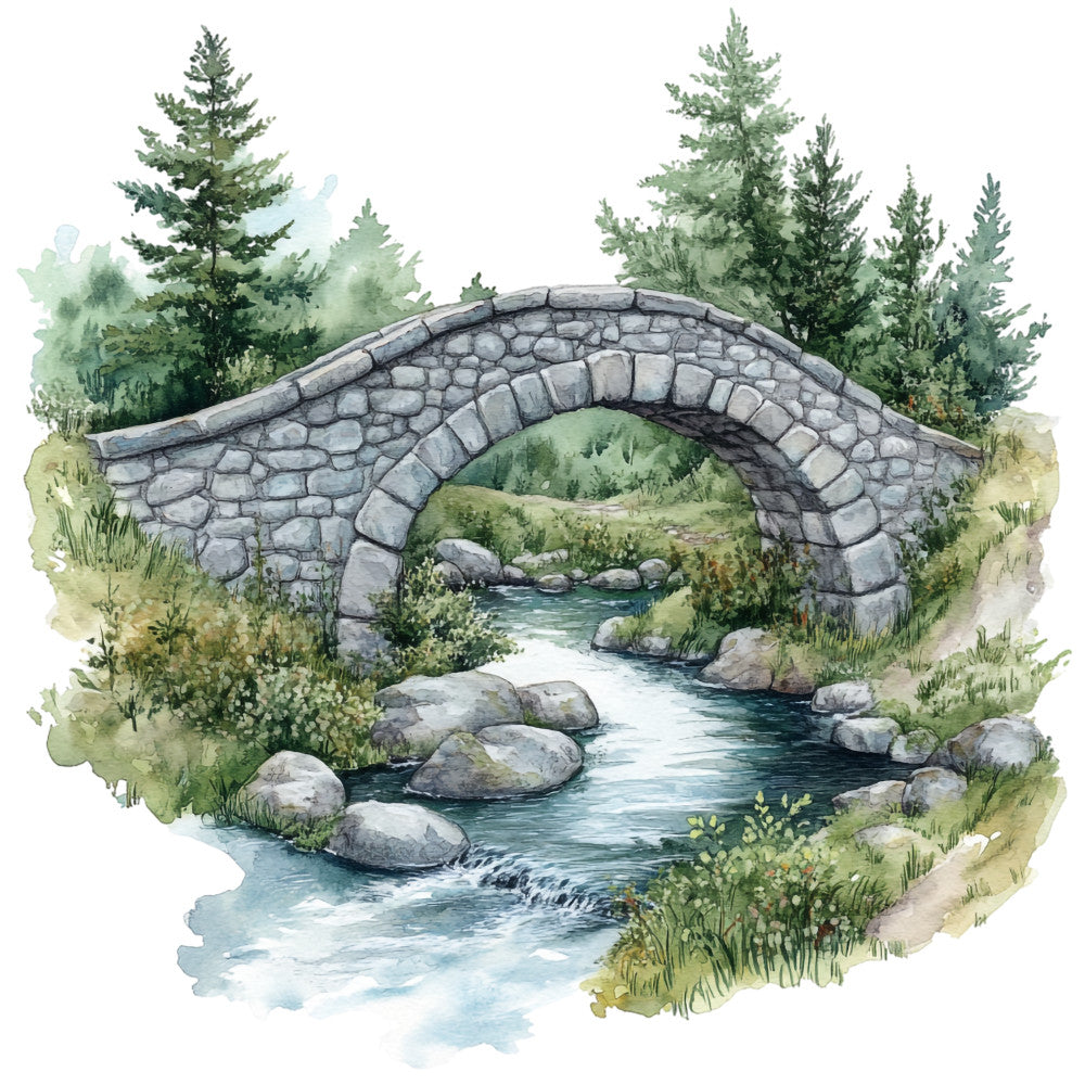 English Countryside Fabric Panel 27