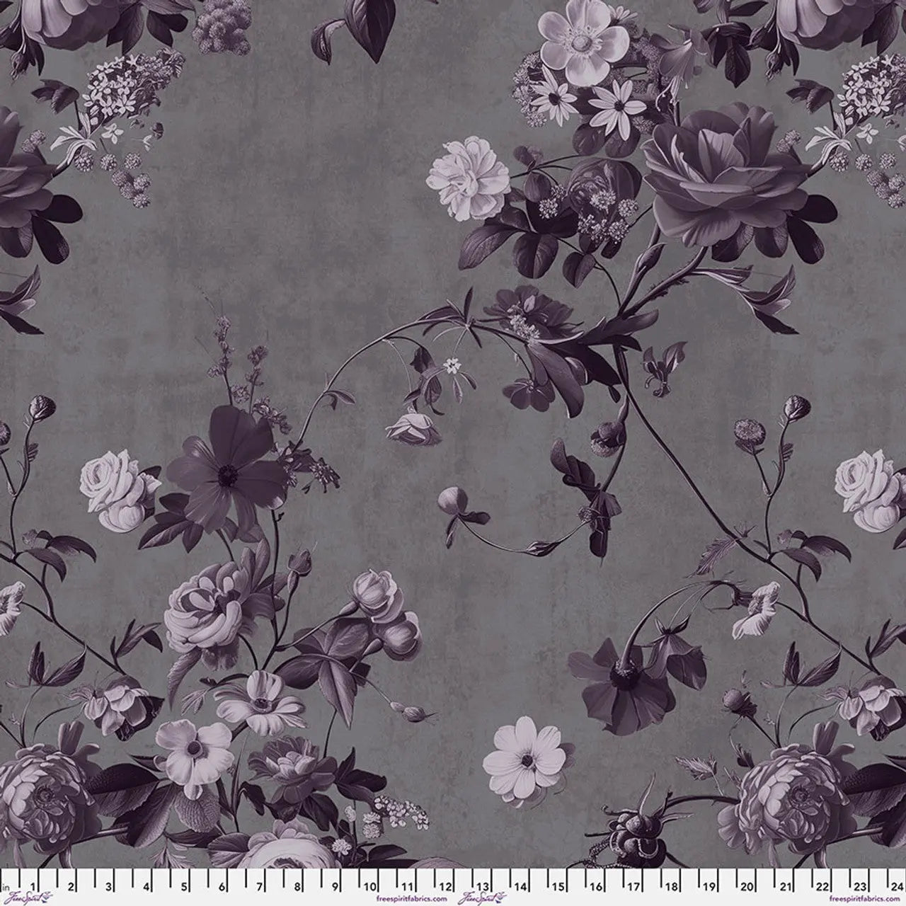 Enrapture by Guicy Giuce Vining - Wisteria 108" Cotton Wideback Fabric - ( 1 7/8 Yard Pack ) Free Spirit Fabrics