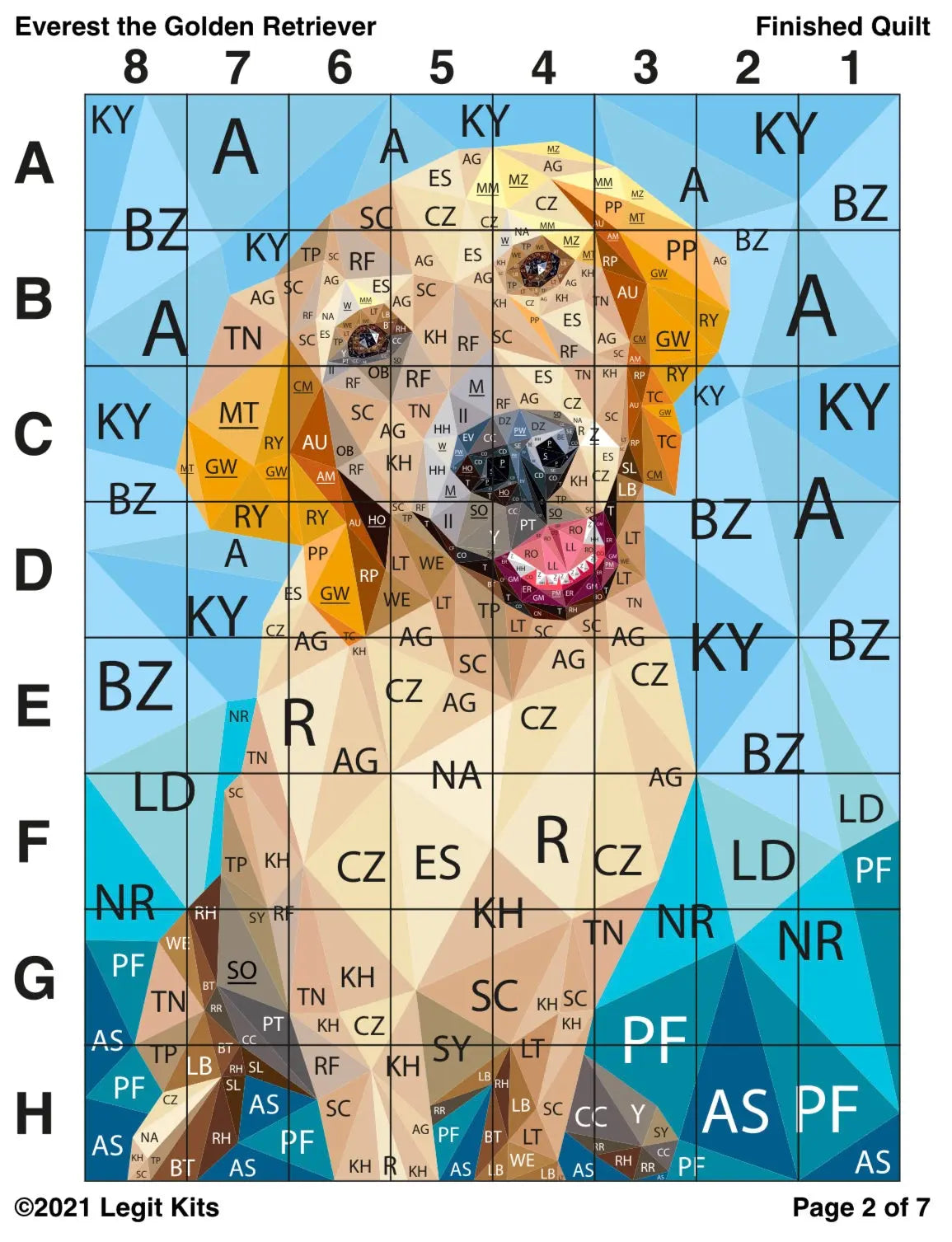 Everest the Retriever Pattern Legit Kits