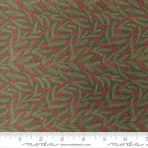 Evergreen Christmas Eve Cuddle 44 45 inch Cotton Fabric Moda Fabrics