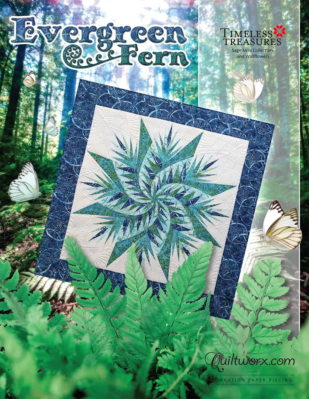 Evergreen Fern - Linda's Electric Quilters