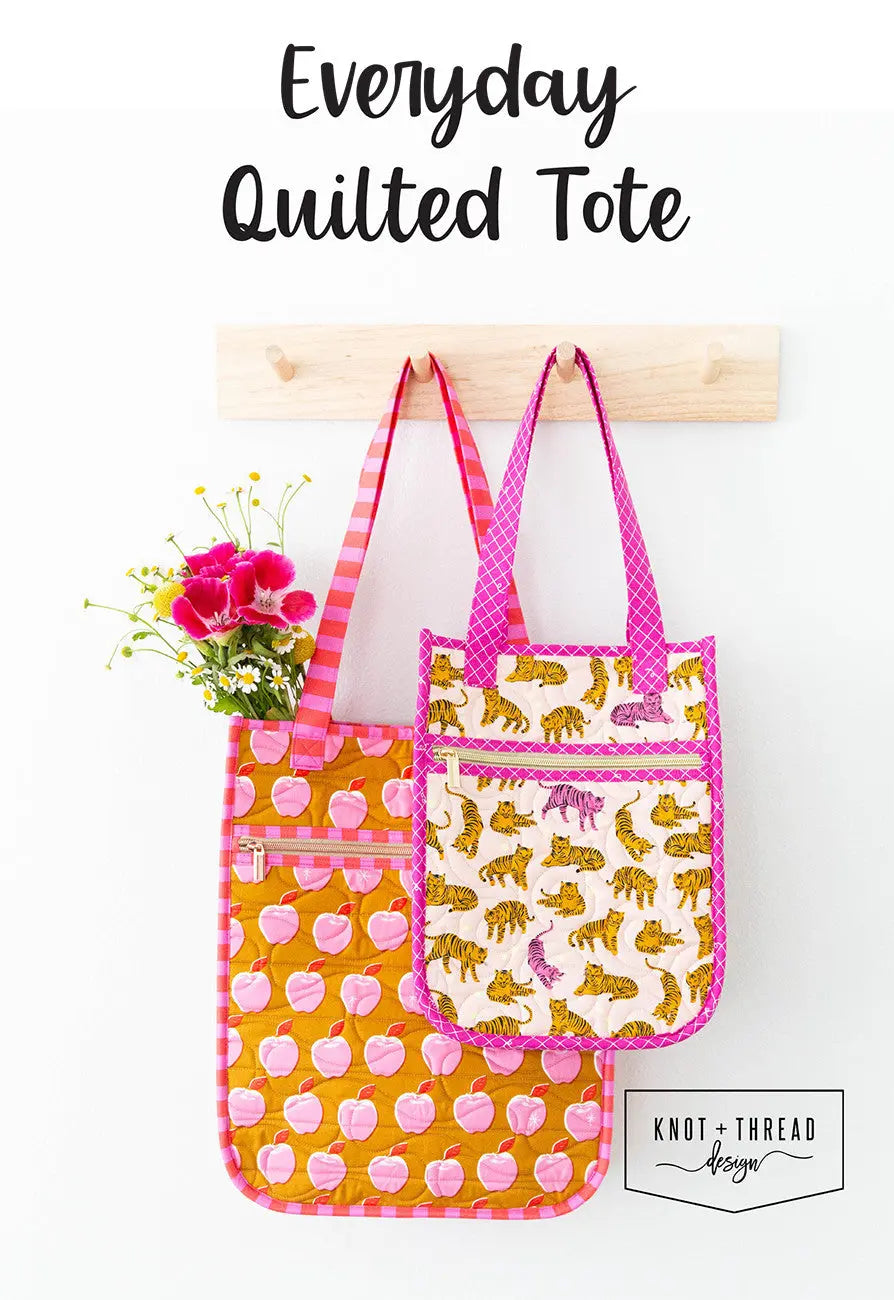 Everyday Quilted Tote - Linda's Electric Quilters