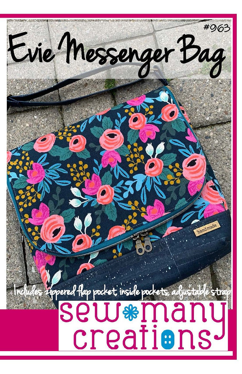 Evie Messenger Bag - Linda's Electric Quilters