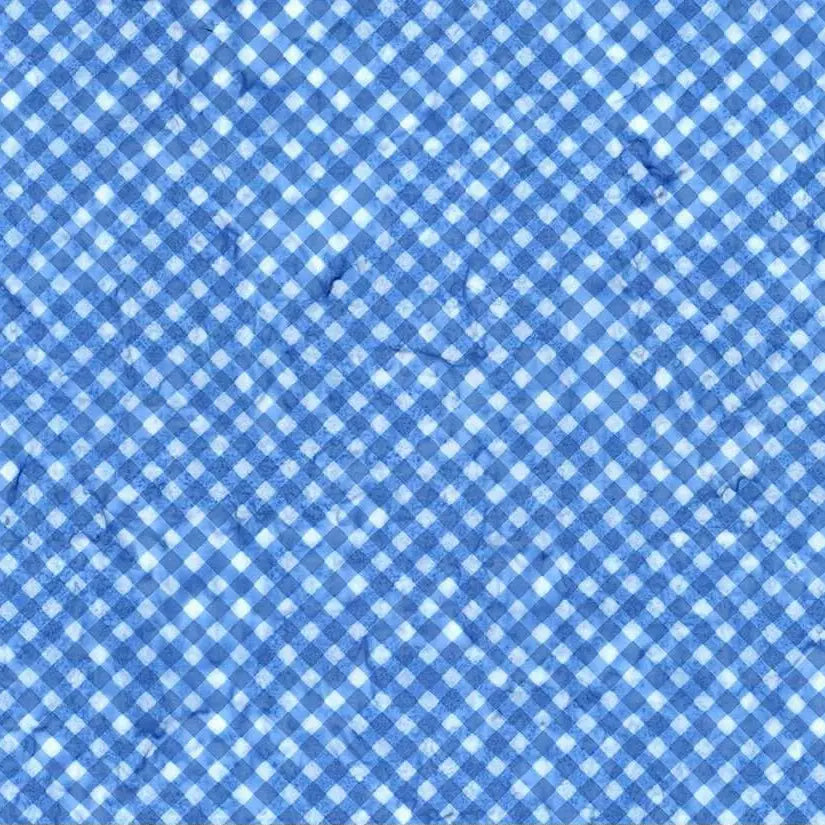 Expressions Batiks - Watercolor Daisies - Blueprint Matte 44" / 45" Fabric Per Yard The Fabric Company