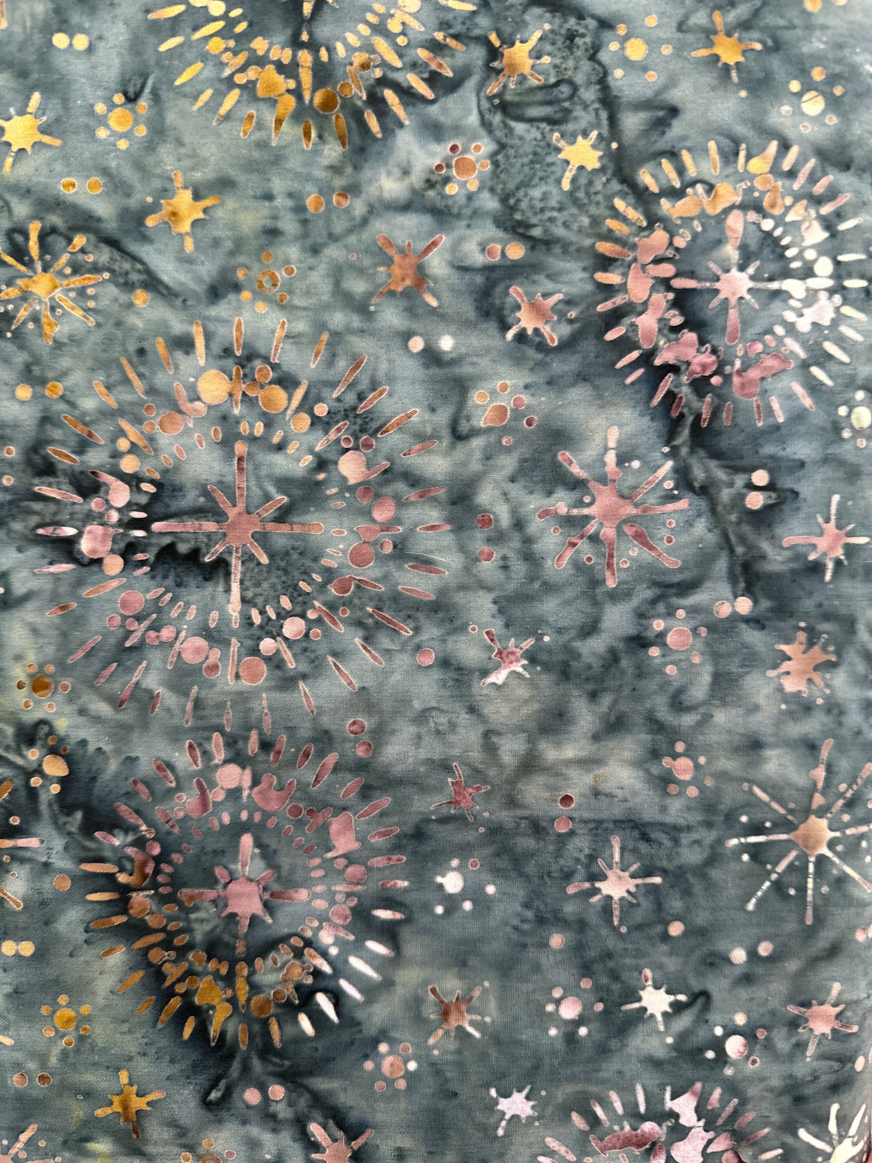 Blank Quilting Quilting is my Voice Gray Bursts quilting fabric