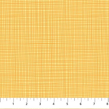 Patrick Lose Feelin' Frosty doodle plaid yellow quilting cotton