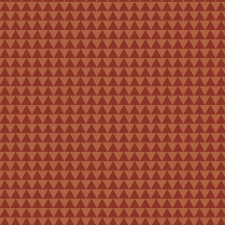 Riley Blake Into the Woods Triangles Rust flannel quilting fabric