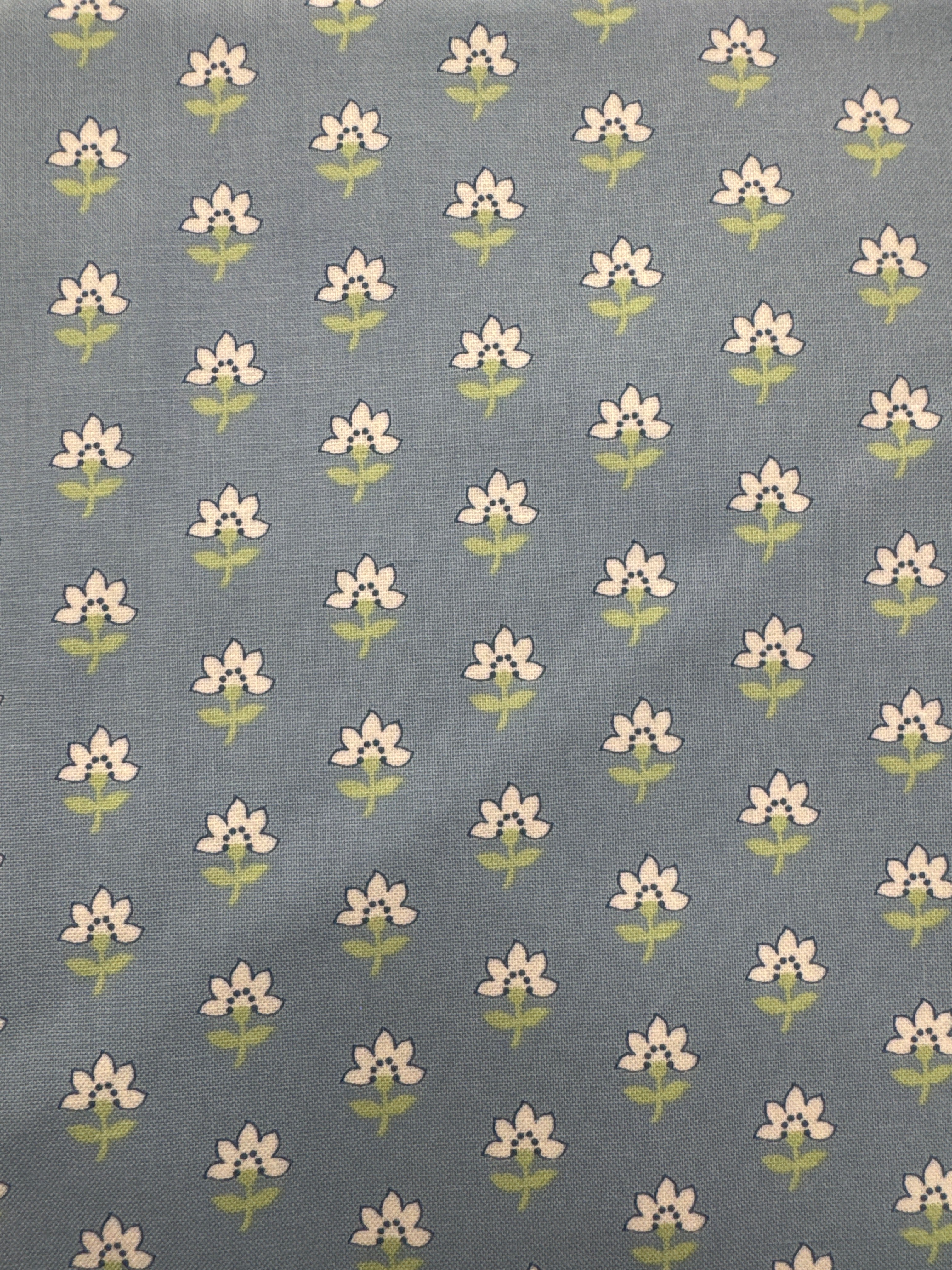 Shoreline Sky Small Flowers floral quilting fabric by Moda