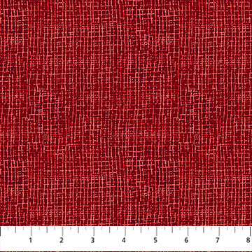 NC Grid Texture Red - Village Folk