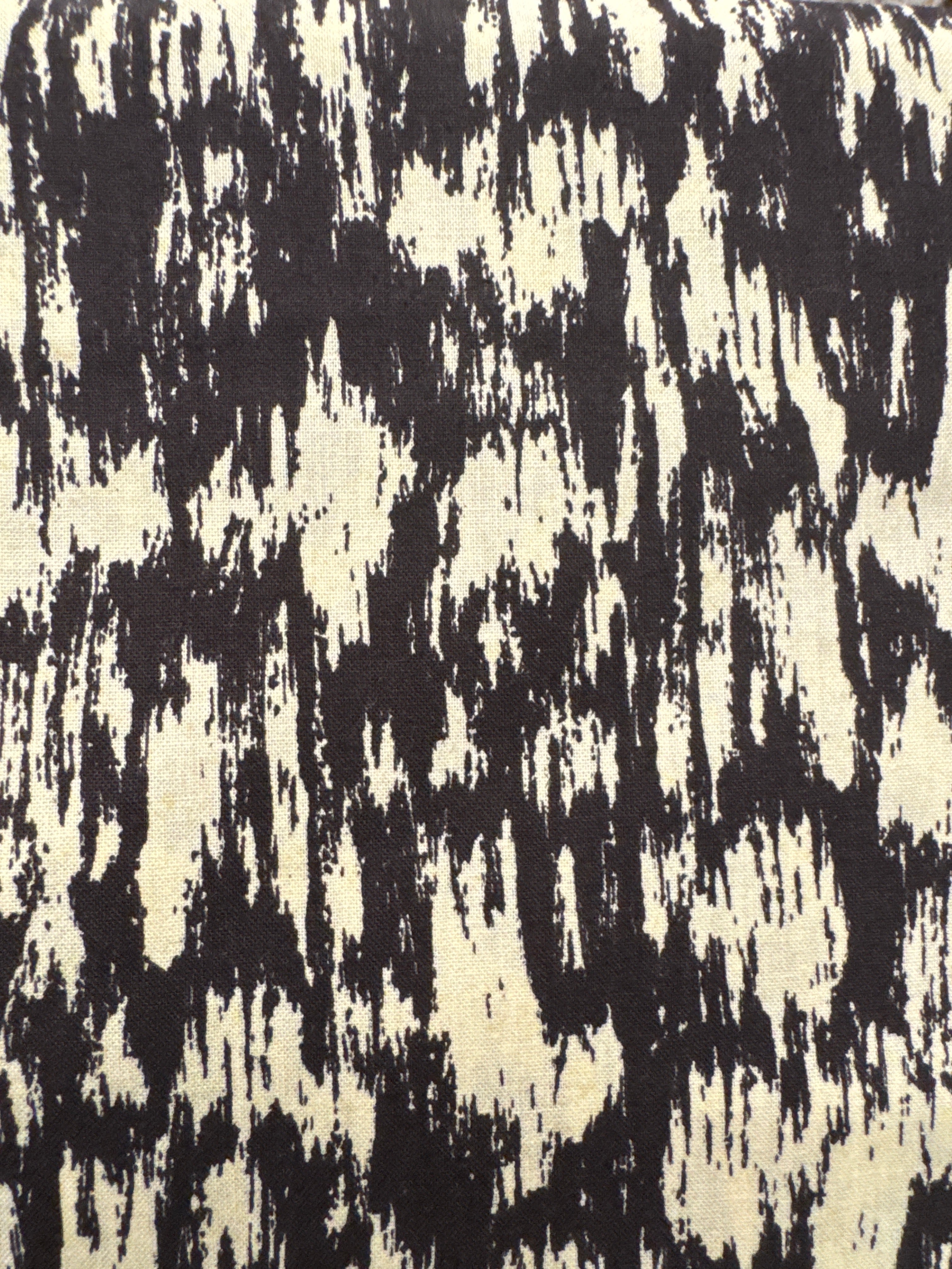 Hallo Harvest Black and Cream Halloween quilting fabric by Moda