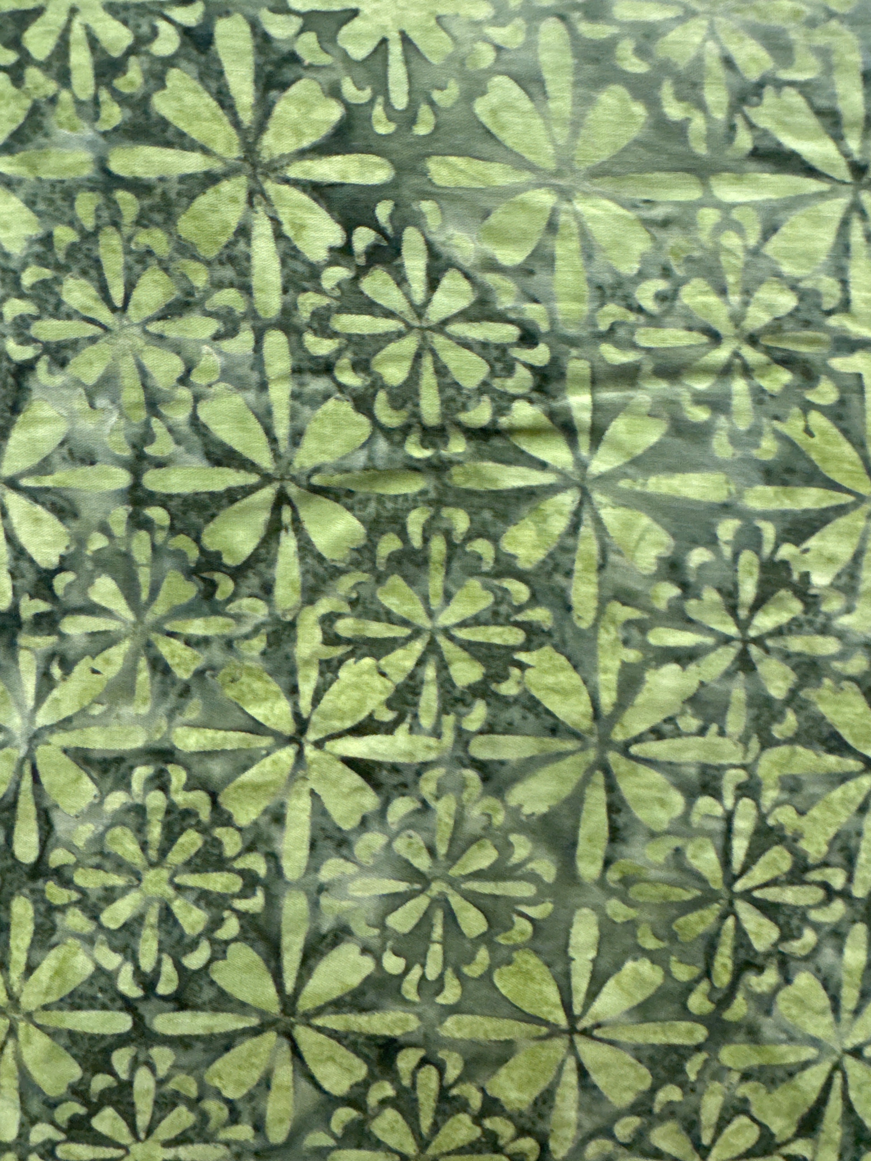 Tile Fusion Deep Sage green geometric quilting fabric by Blank Quilting
