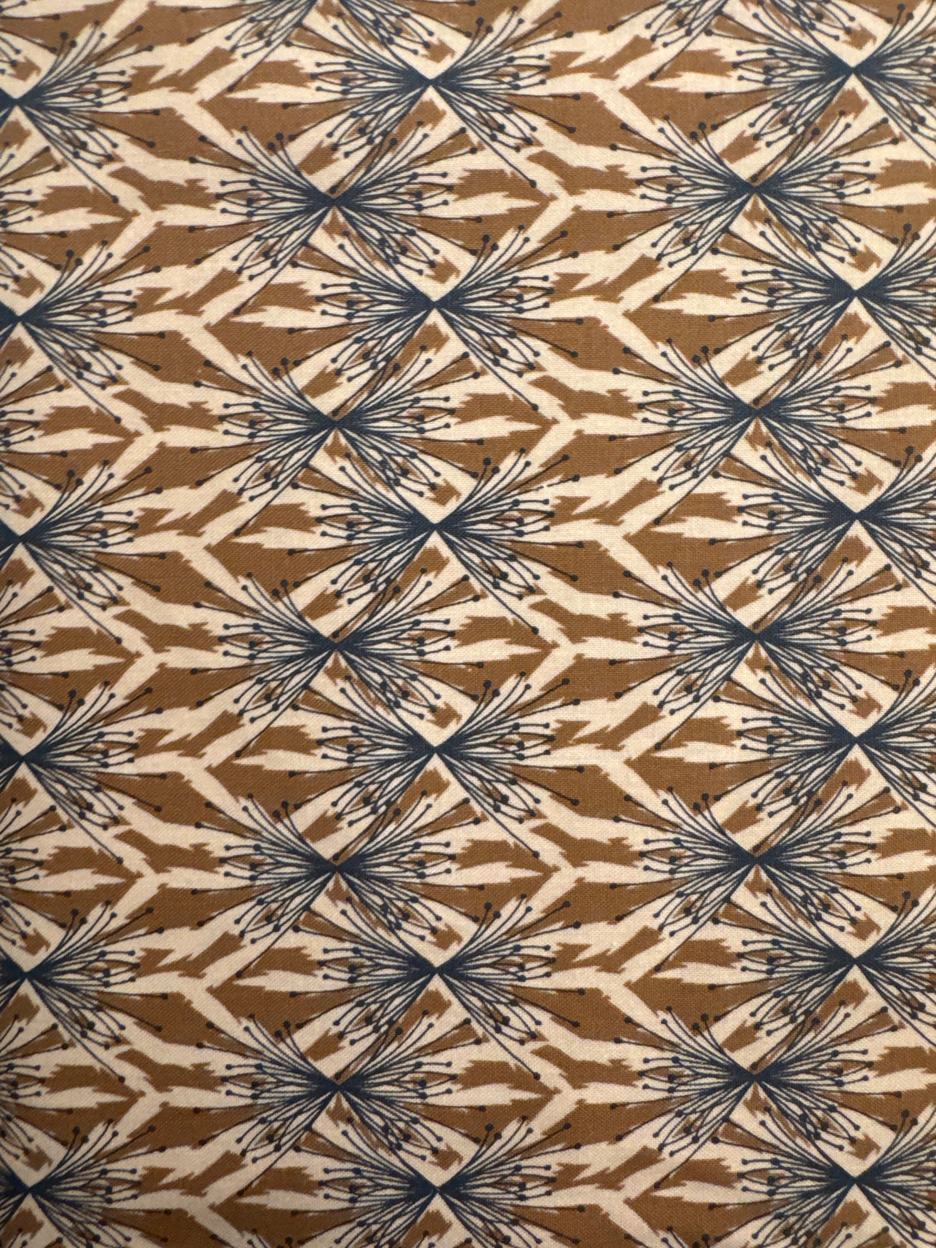 South Sister Cascade Navy Rust blender quilting fabric by Cotton + Steel