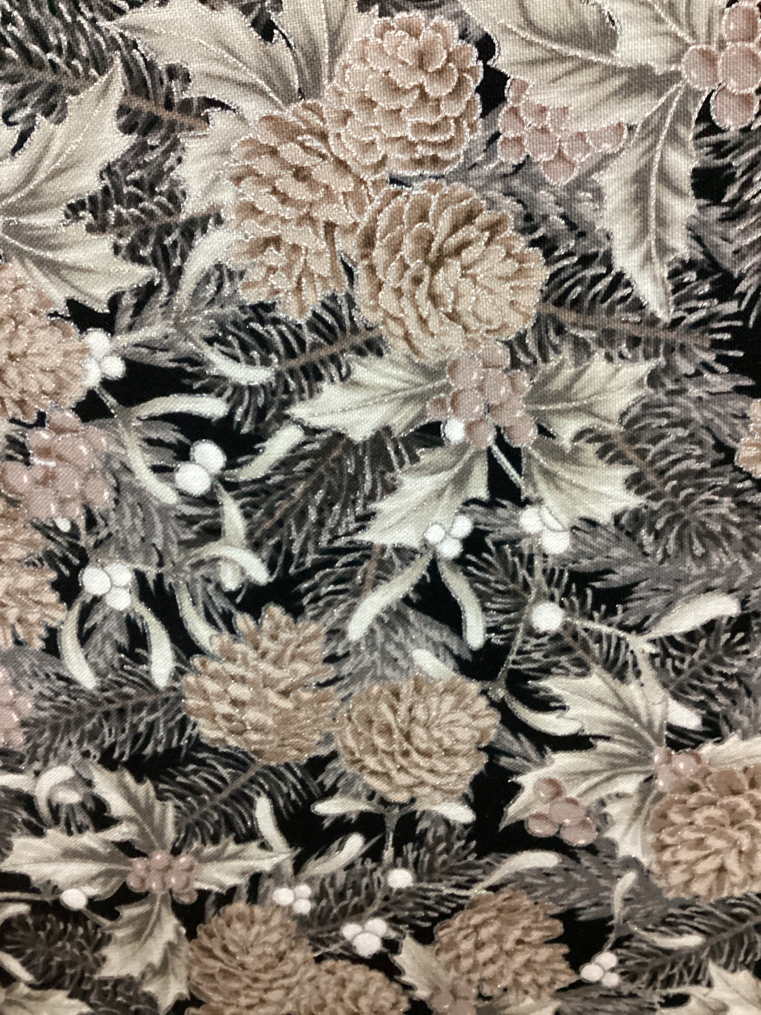 Robert Kaufman Holiday Flourish Festive Finery Shadow 22289 quilting fabric