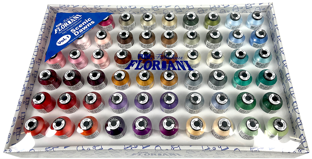 Floriani 60 Thread Colors - (Vol 1 of 6)