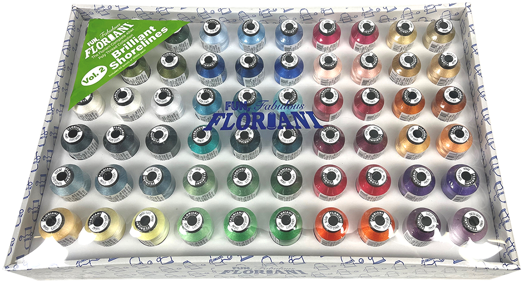 Floriani 60 Thread Colors - (Vol 2 of 6) Rnk Distributing