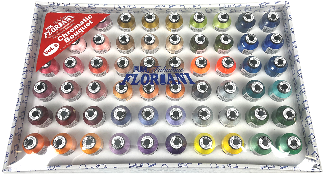 Floriani 60 Thread Colors - (Vol 3 of 6)