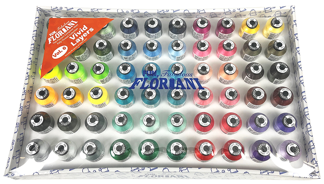 Floriani 60 Thread Colors - (Vol 6 of 6)