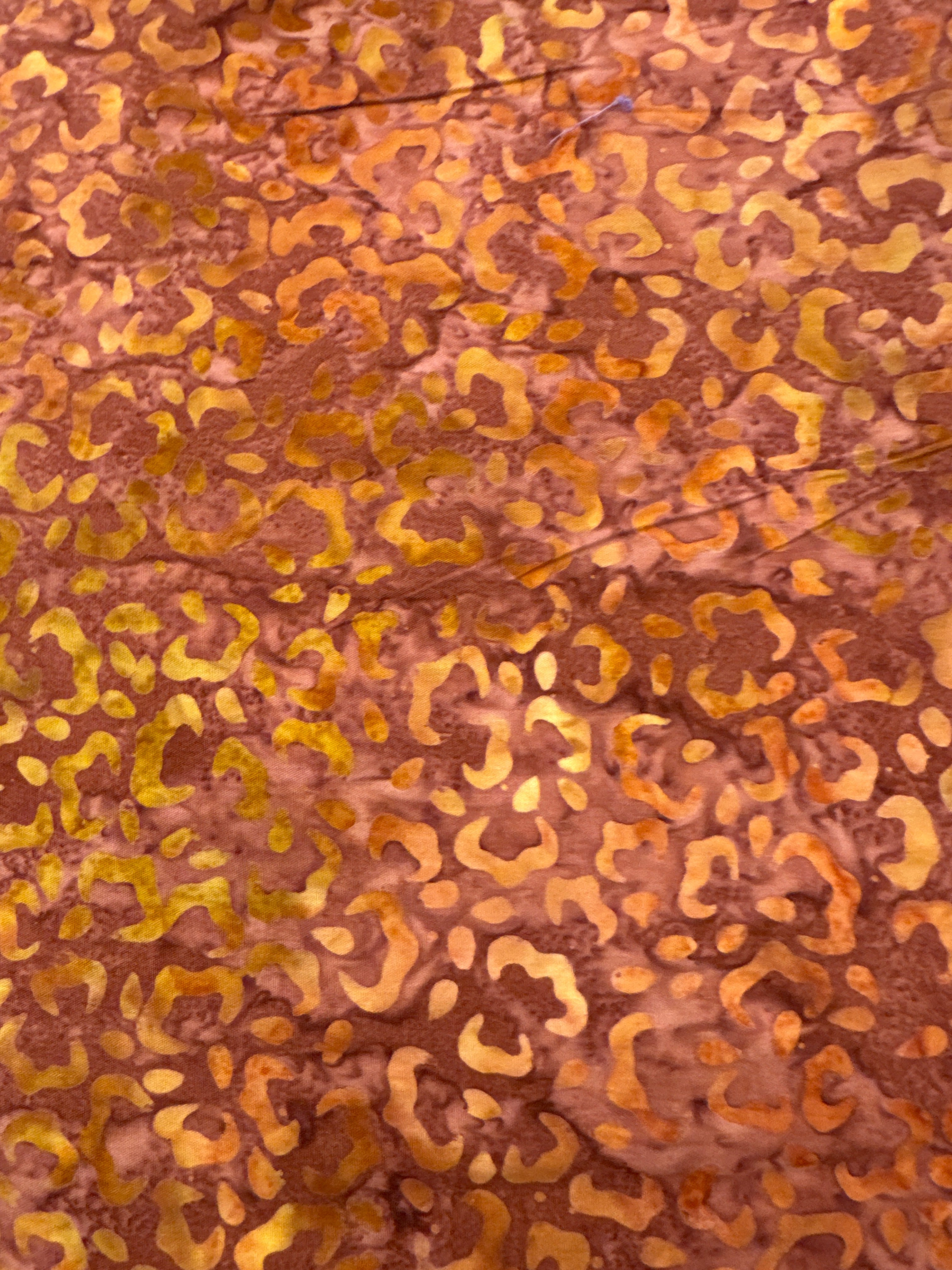 Floral Natural Clay quilting fabric by Wilmington Prints