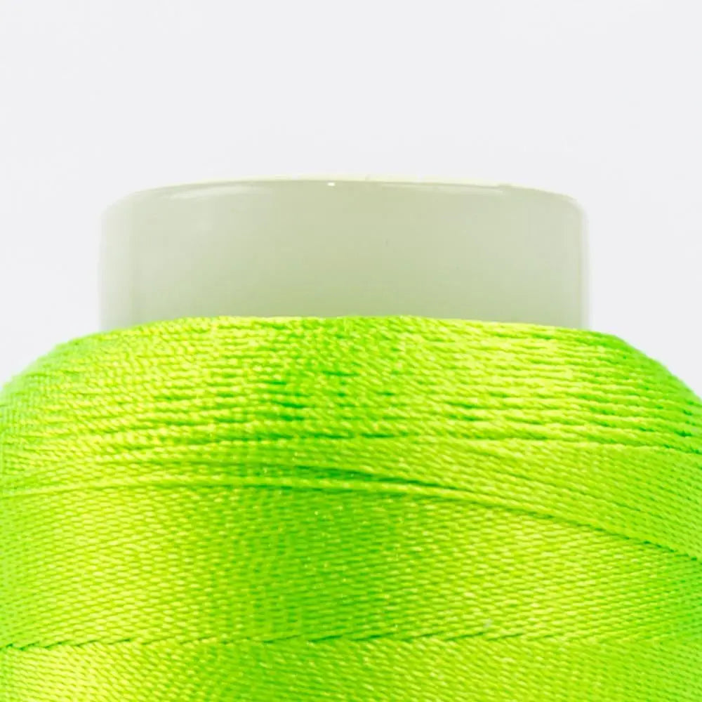 FB02 - Fabulux™ 40wt Trilobal Polyester Neon Lime Thread WonderFil USA