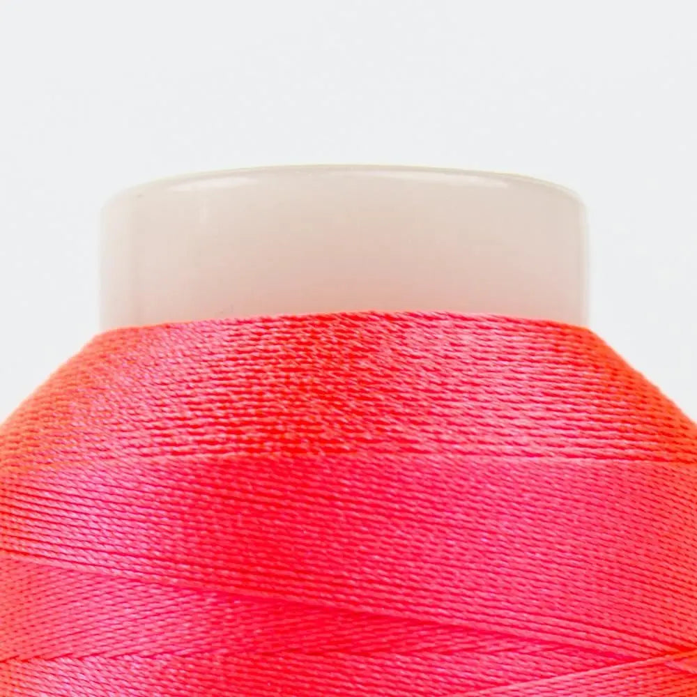 FB05 - Fabulux™ 40wt Trilobal Polyester Neon Peach Thread WonderFil USA