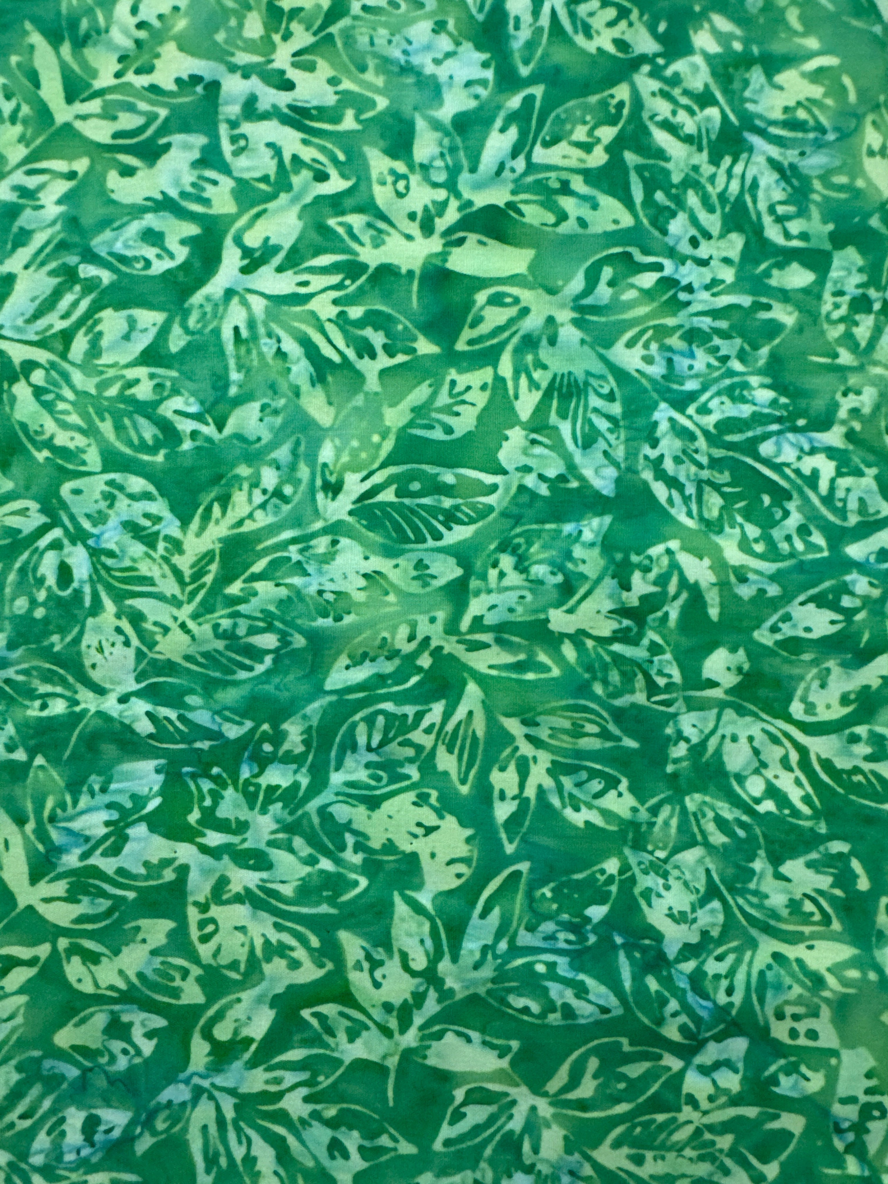 Andover Leaves Green quilting fabric