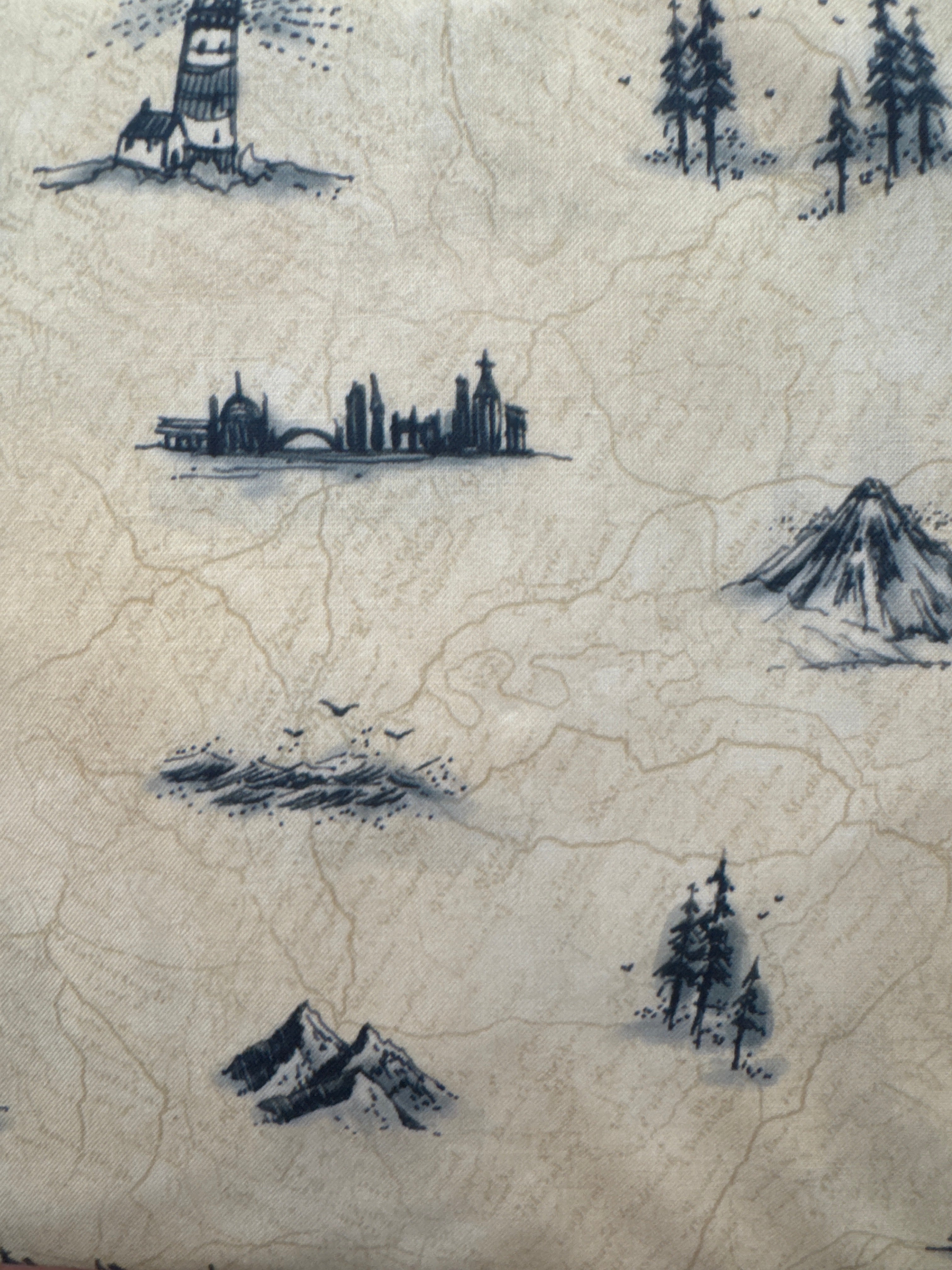 Longshore Horizons Cream blender quilting fabric by Moda