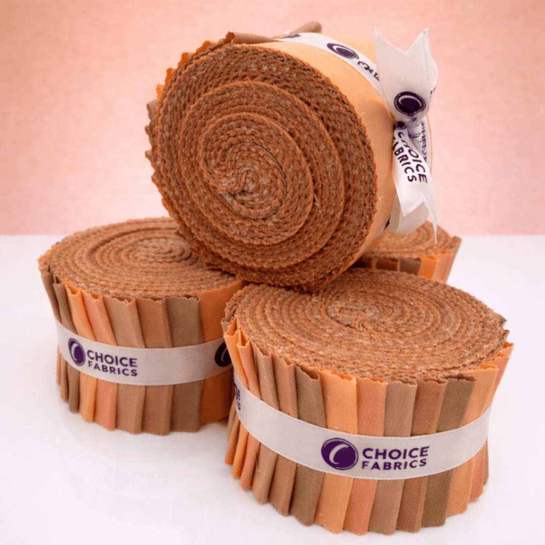 Peach Supreme Solids - 2.5" Roll - Peach Fuzz (20 cuts)