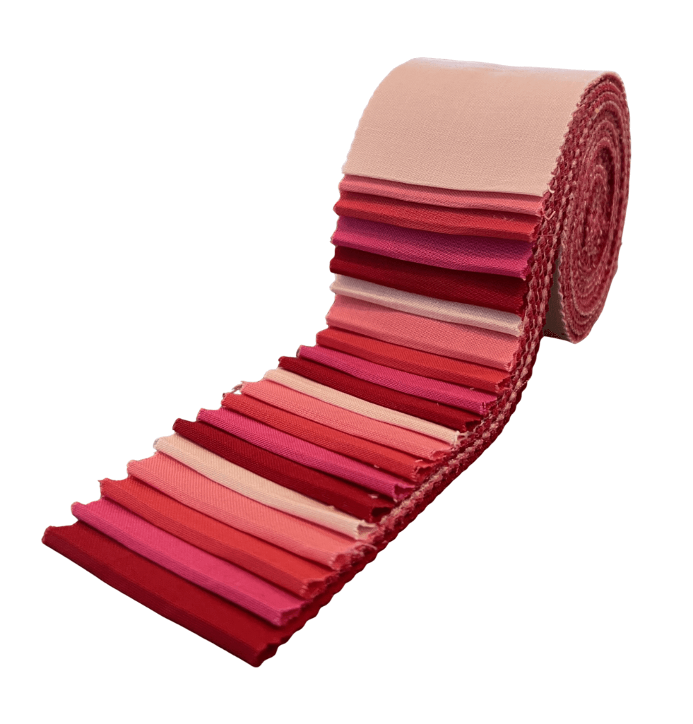 Pink, Red - Supreme Solids - 2.5" Roll - Love Pop (20 cuts)