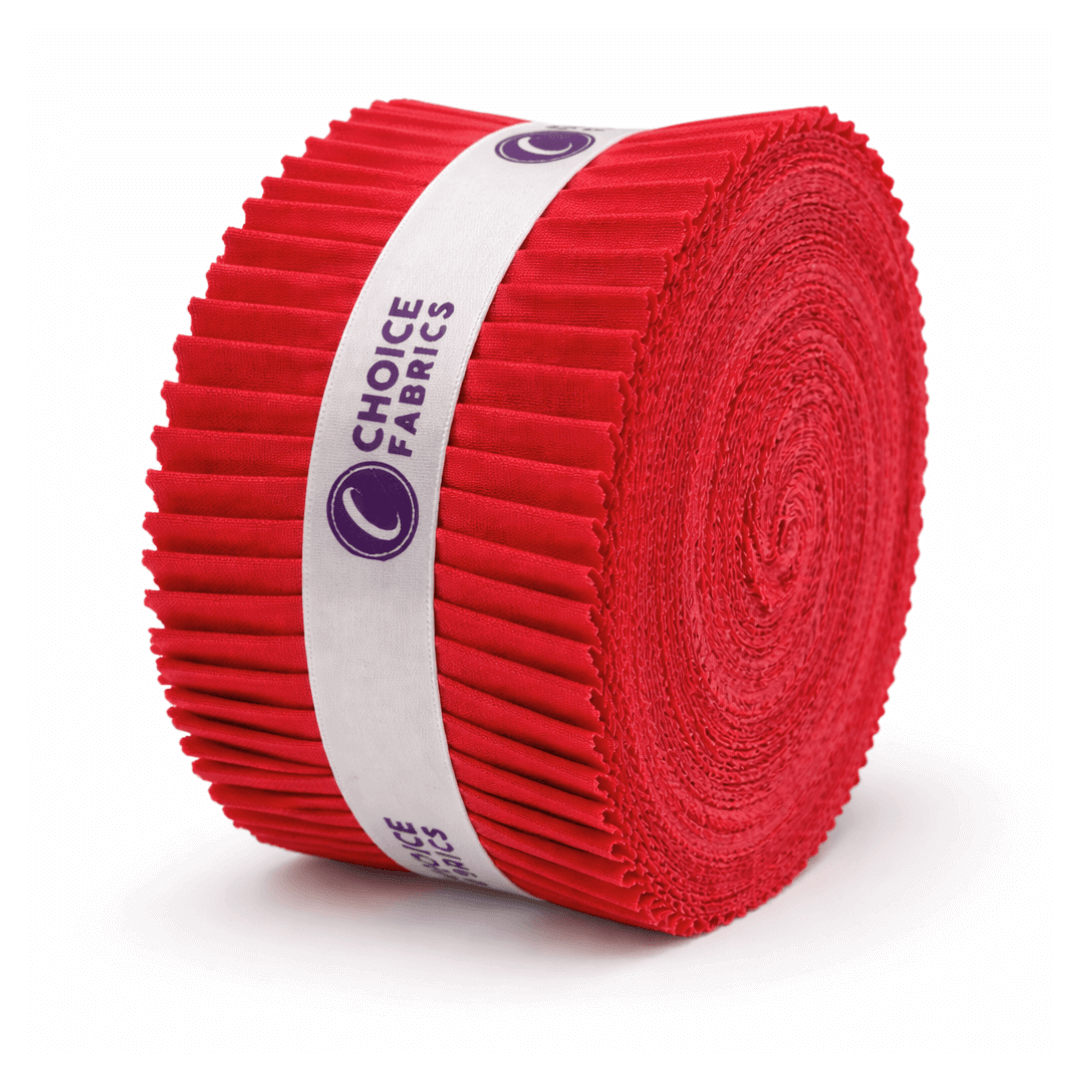 Supreme Solids - 2.5" Roll - Strawberry (40 Strips)