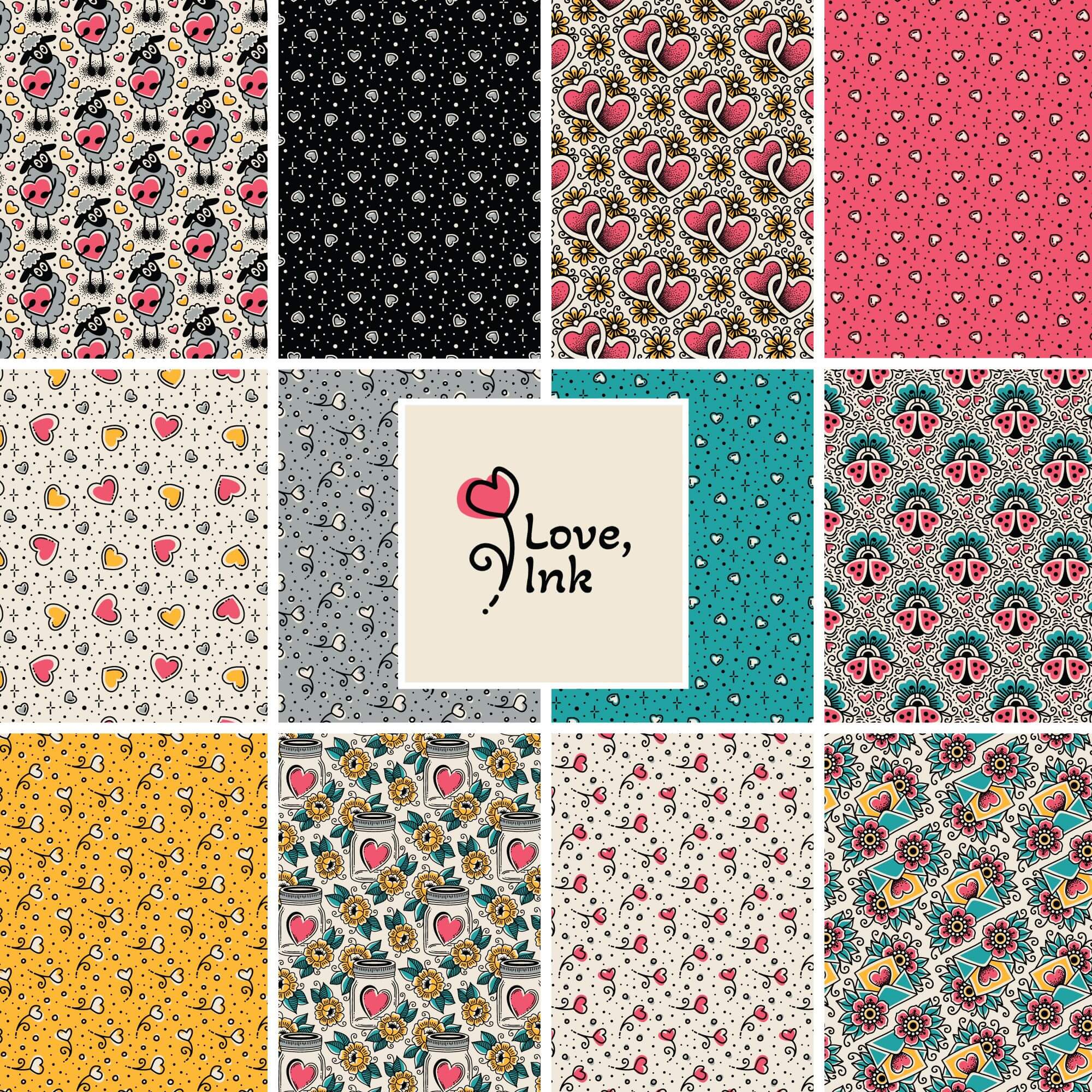 Love, Ink by Cloud9 - 2.5" Roll (40 Strips)