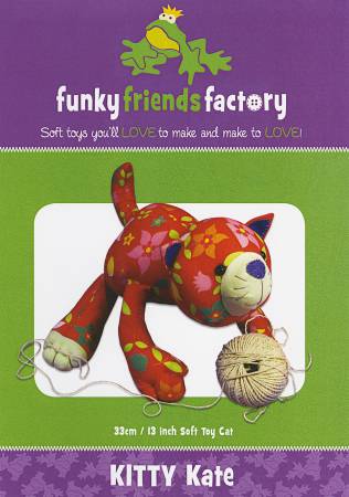 Funky Friends Factory Kitty Kate soft toy pattern