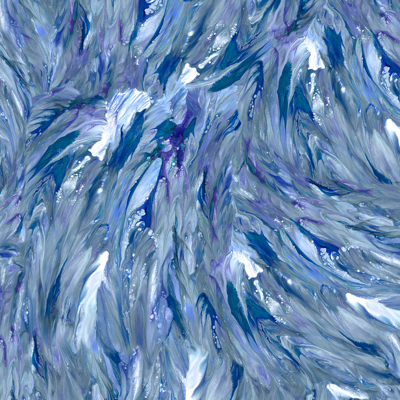 Blue Fluidity Wide III Fluidity in Motion Fabric Per Yard
