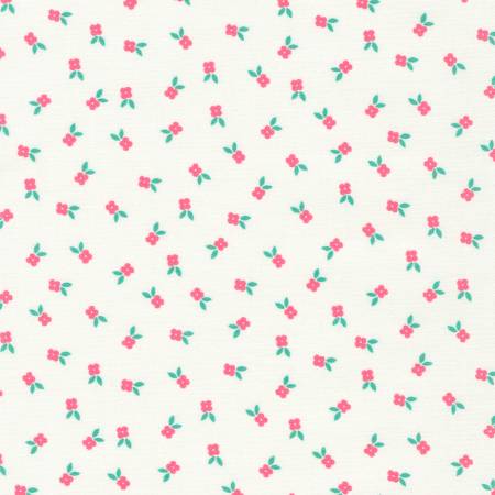 Robert Kaufman Flowers Pink quilting fabric