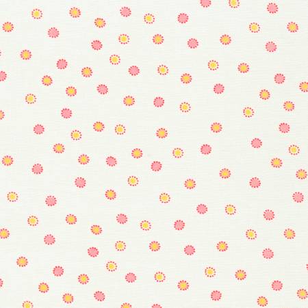 Robert Kaufman Dots Pink quilting fabric