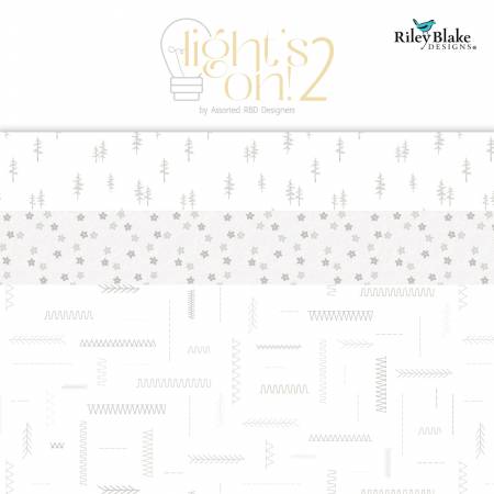 Riley Blake Lights On 2 fat quarter bundle, 21 pieces