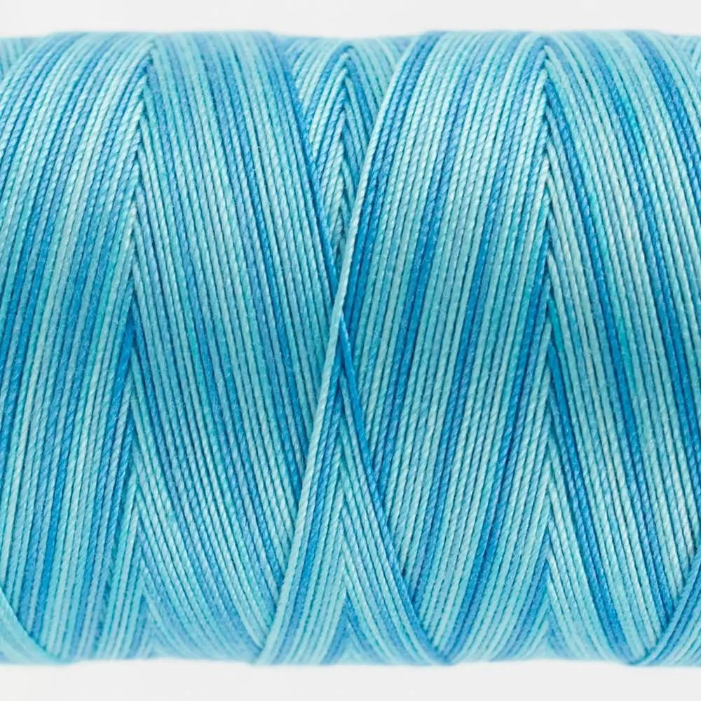 FT23 - Fruitti™ 12wt Egyptian Cotton Sea Blue Thread WonderFil USA
