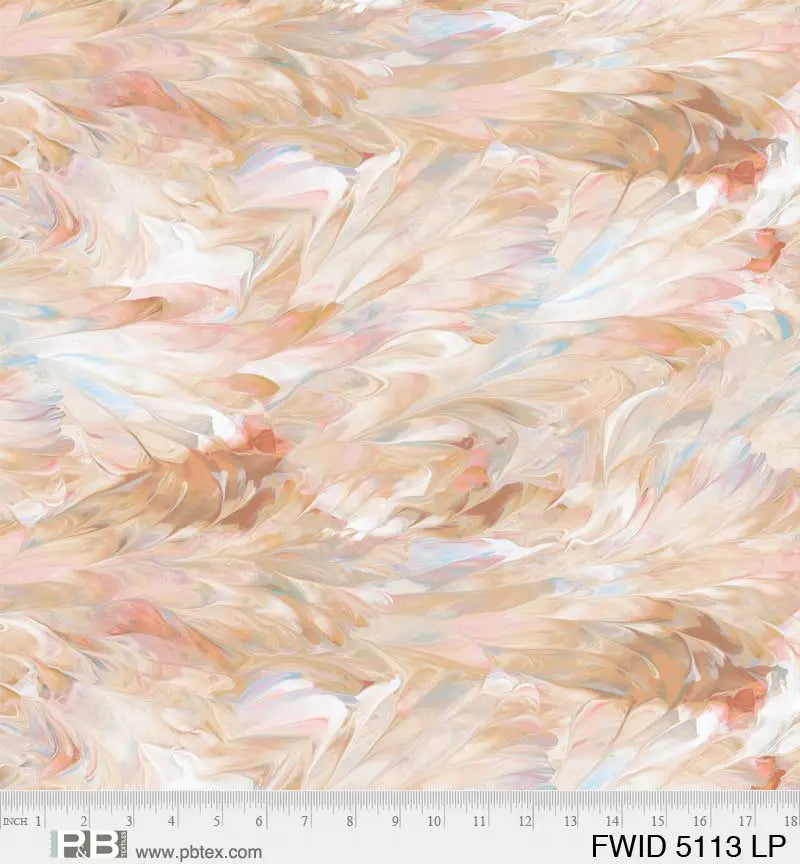 Orange Peach Fluidity Cotton Wideback Fabric per yard - Linda's Electric Quilters