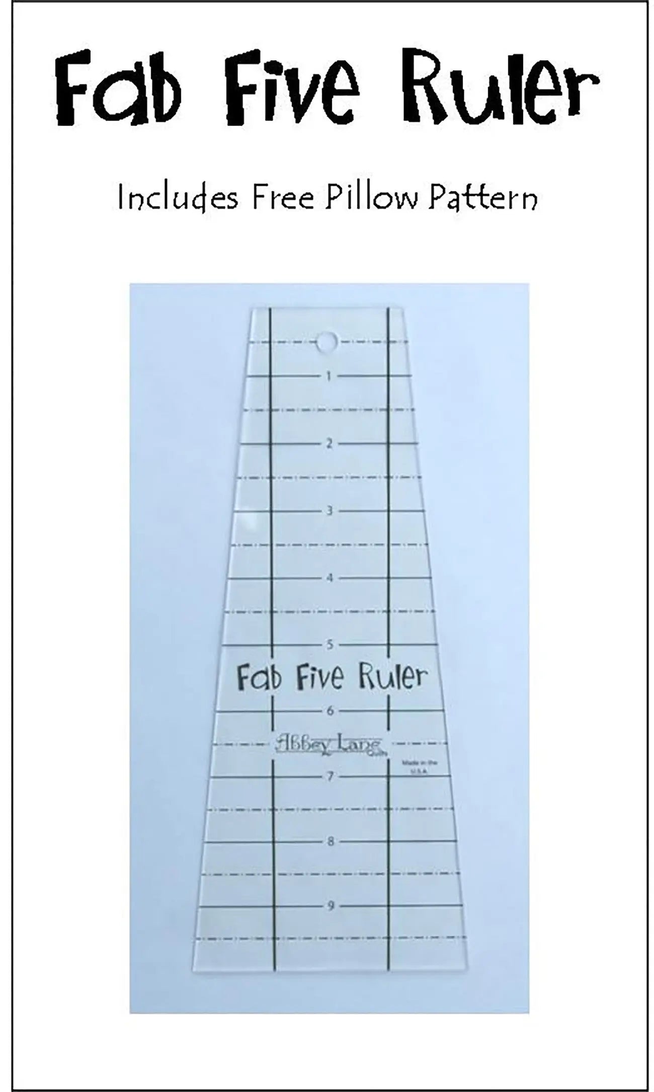 Fab Five Ruler - Linda's Electric Quilters