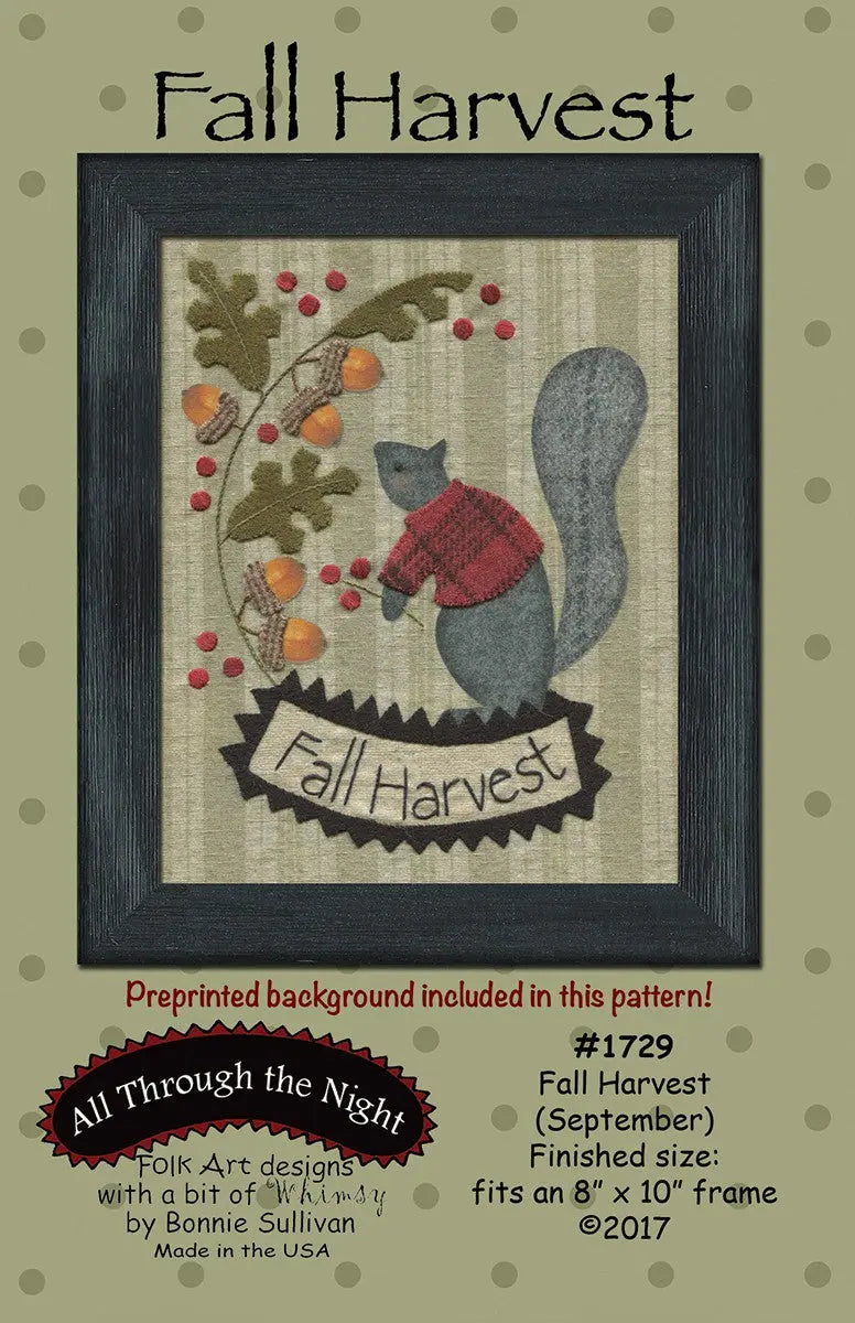 Fall Harvest -September - Linda's Electric Quilters