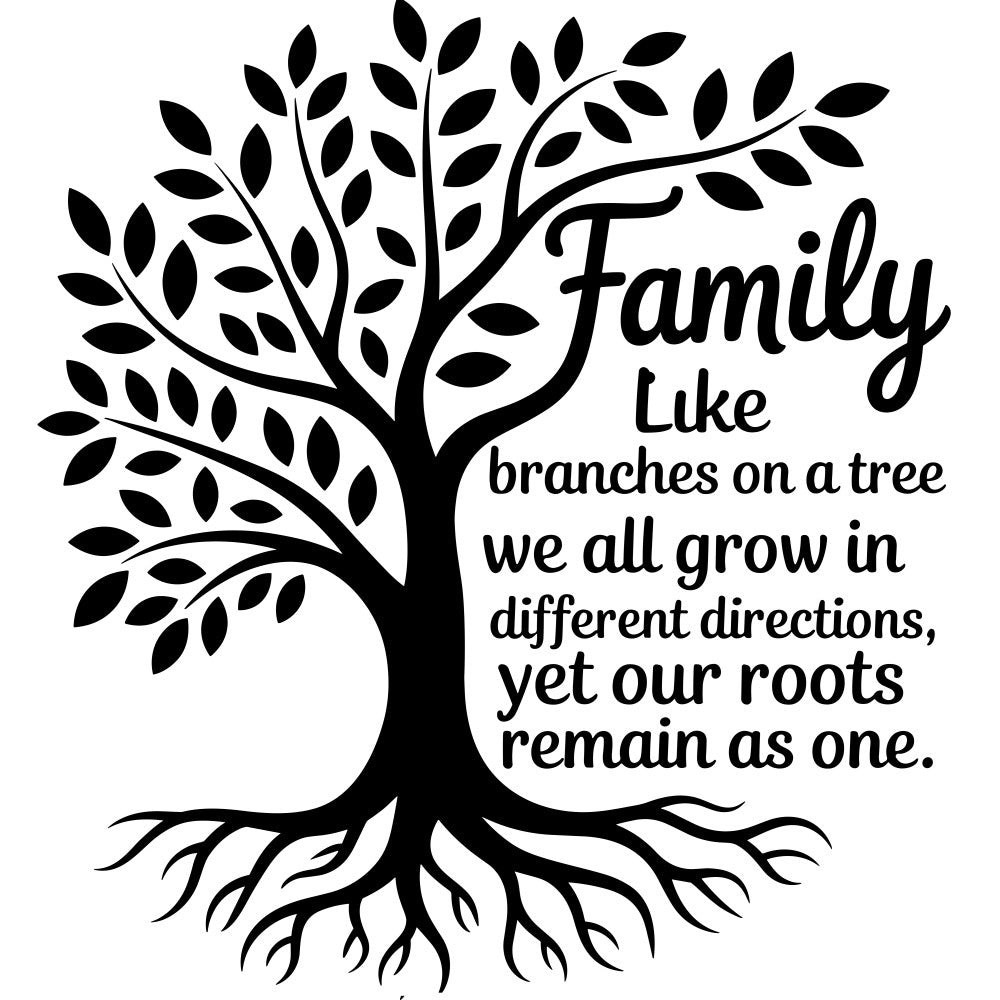 Family Like Branches Fabric Panel 1