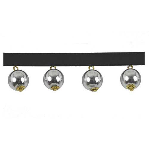 Fantasia Collection - 1" width BEADED FRINGE (15 Yard Roll) - BB-9906-11 Silver