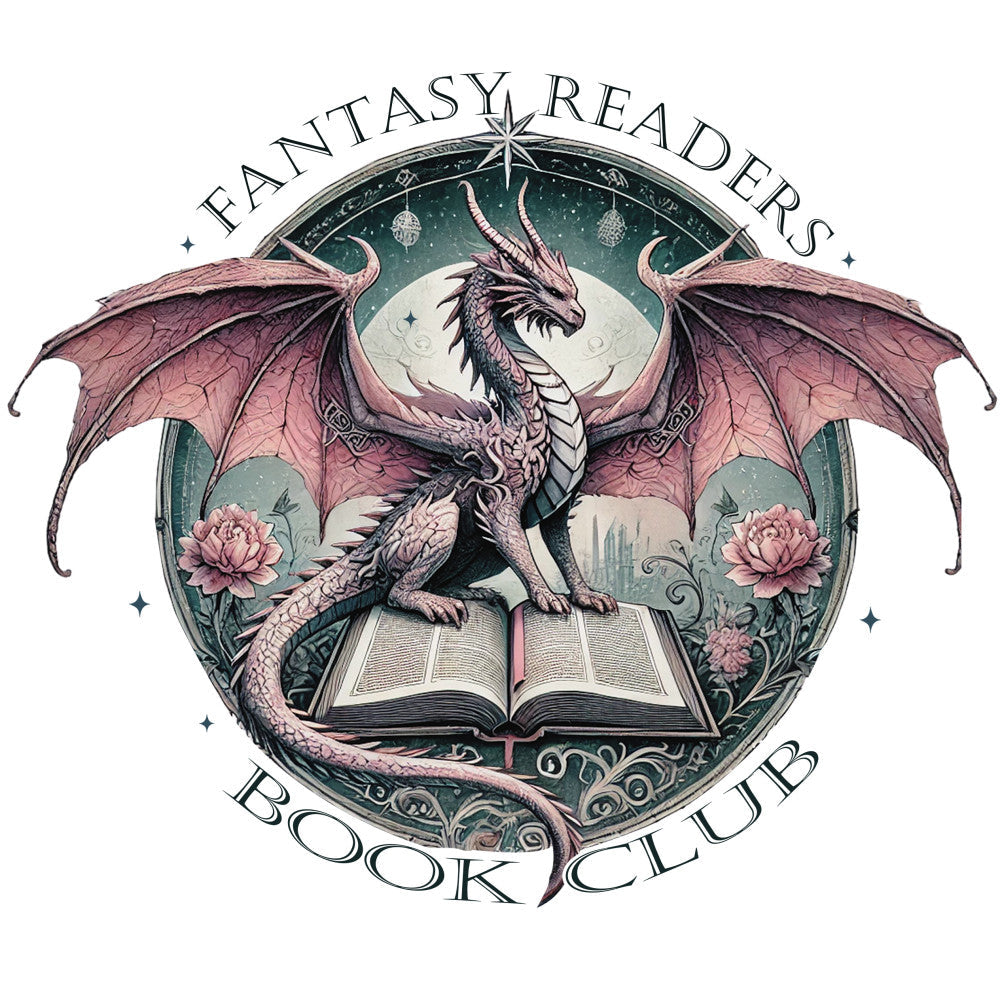 Fantasy Readers Book Club Book Fabric Panel 1