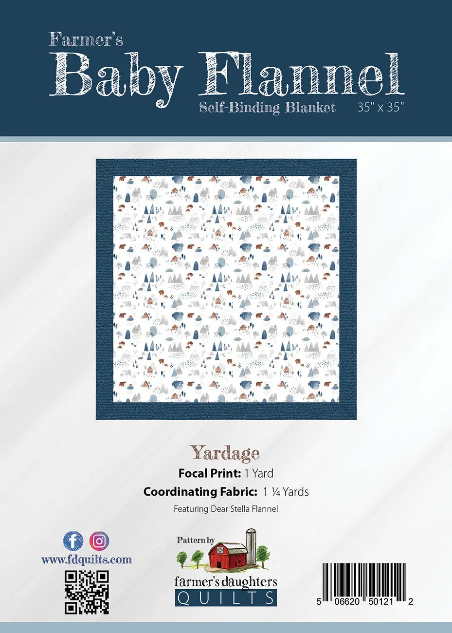 Farmer's Baby Flannel 5pk - Linda's Electric Quilters
