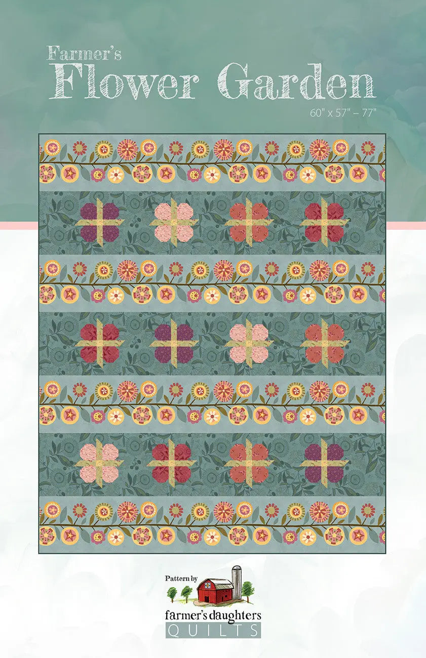 Farmer's Flower Garden - Linda's Electric Quilters
