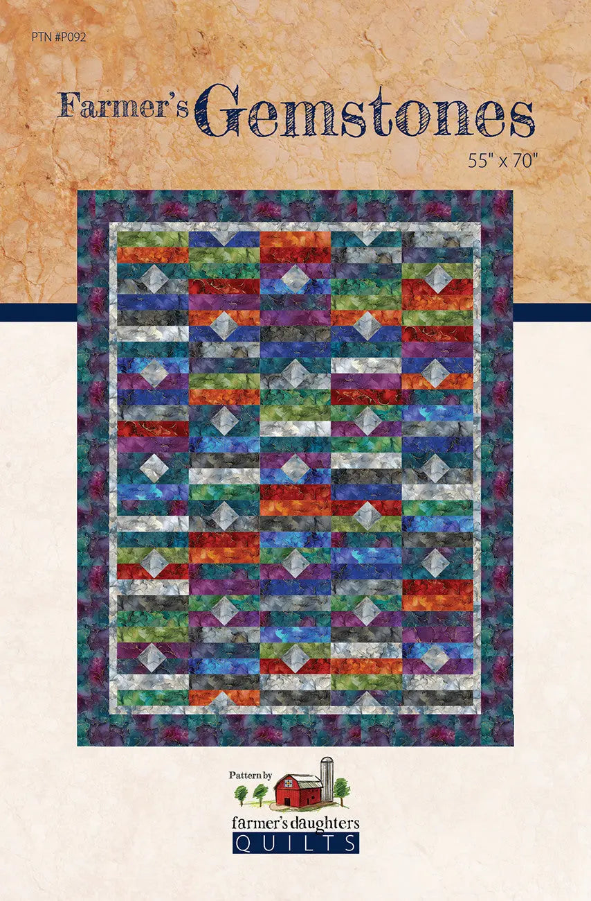 Farmer's Gemstones - Linda's Electric Quilters