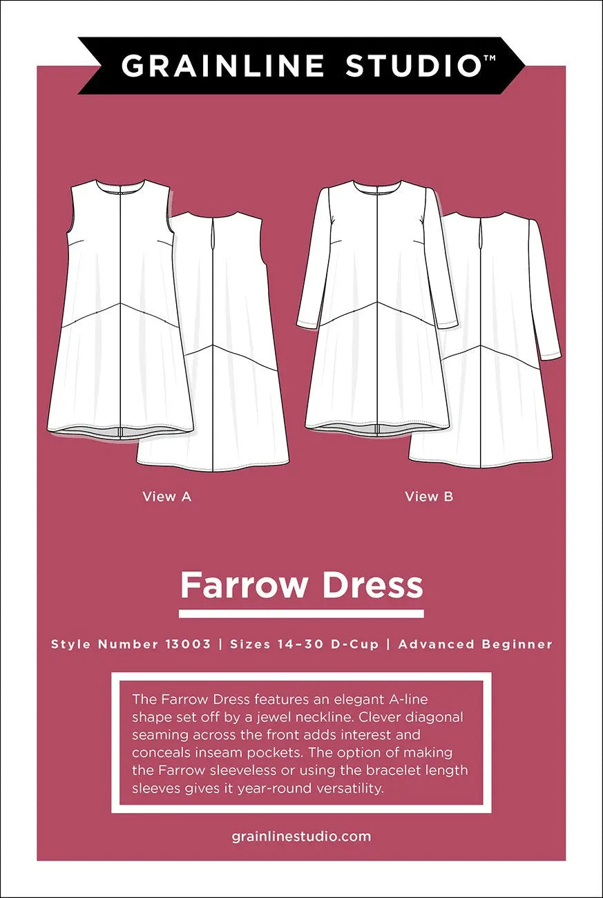 Farrow Dress Sizes 14-30 - Linda's Electric Quilters