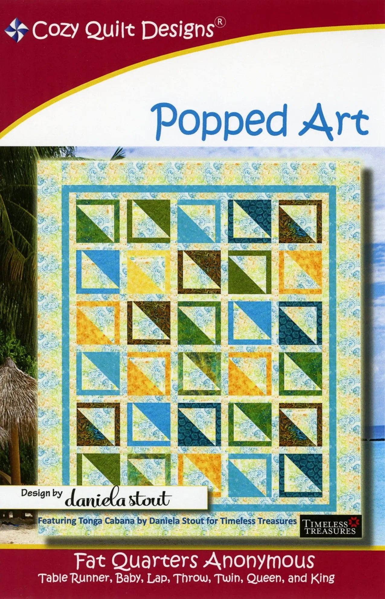 Fat Quarter Anonymous - Popped Art - Linda's Electric Quilters