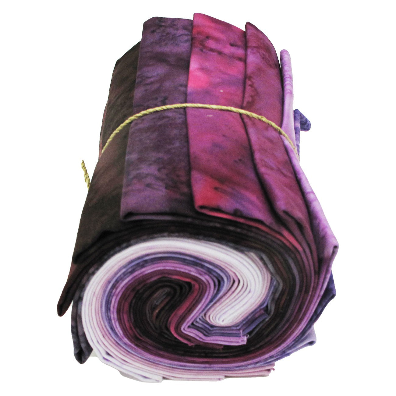 Fat Quarter, 1895s Batiks Magenta Colorway, 12pcs/bundle