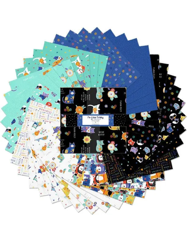 Fe-Line Frisky - 10 Karat Crystals Wilmington Fabrics