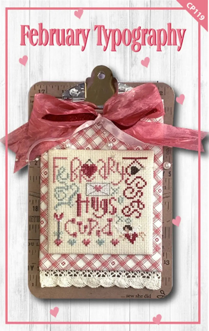 February Typography - Linda's Electric Quilters